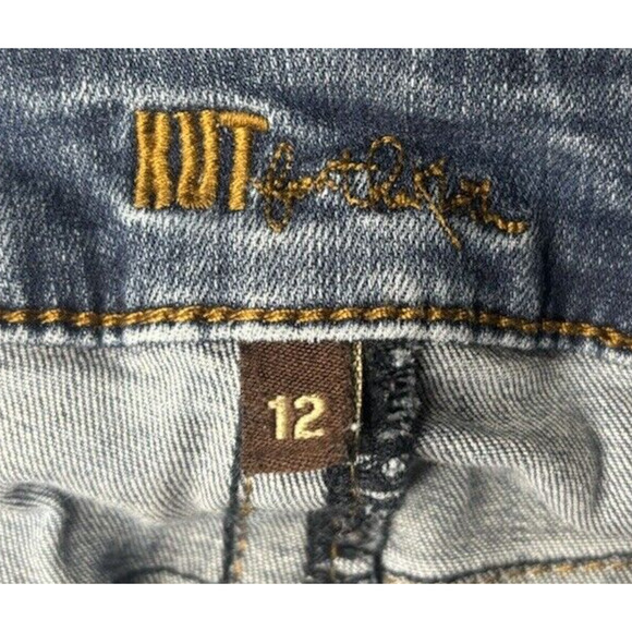 Kut from the Kloth Jeans, Stretch, Women's Size 12, Blue Denim - Picture 4 of 14